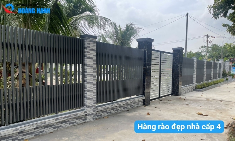 hàng rào đẹp nhà cấp 4