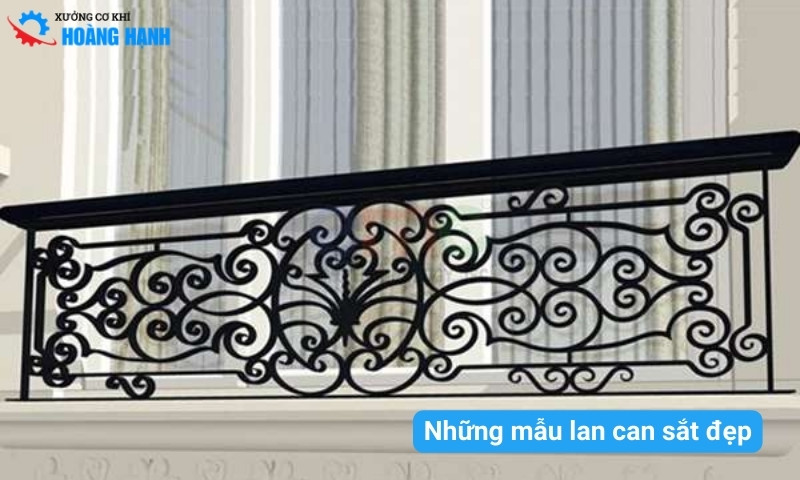 mẫu lan can sắt đẹp