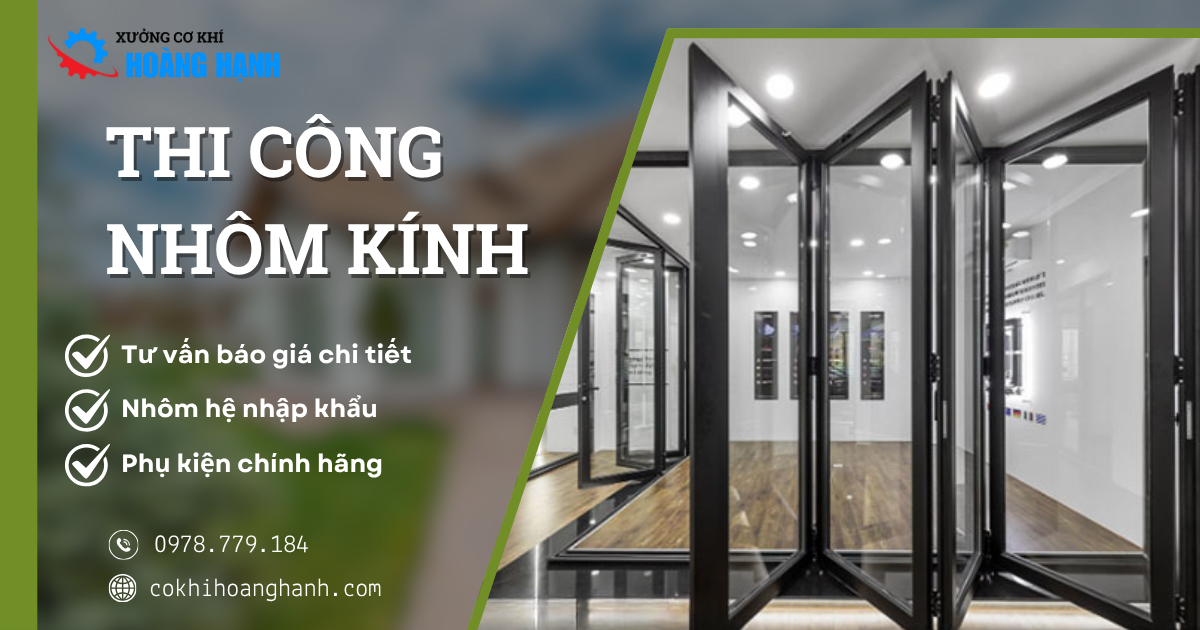 thi công nhôm kính