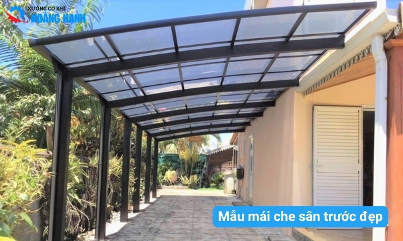 mẫu mái che sân trước